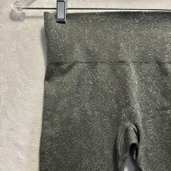 Gymshark Adapt Fleck Seamless Compression Leggings Olive Green Women's Size XS? - Picture 2 of 11